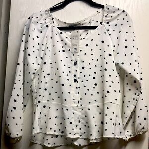 Polka Dot Women's Top
